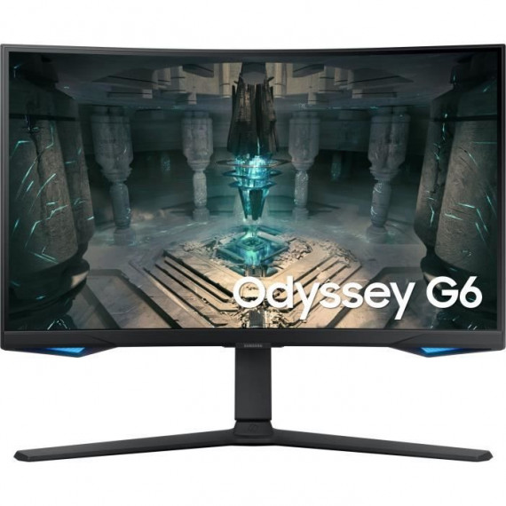 Ecran PC Gamer Incurvé - SAMSUNG - ODYSSEY G6 - G65B S27BG650EU - 27'' WQHD - VA - 1 ms - 240Hz -  HDMI / DisplayPort - AMD F…