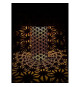 Lampe solaire - GARDEN ID Colonne - Or-Noir Ø15 H30 cm - 6 a 8h lumiere - Bouton marche/arret - Batterie rechargeable AAA.