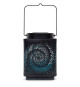 Lanterne solaire - GARDEN ID Attract - Bleu 11 x 11 h15 cm - 6 a 8h autonomie - Mobile - Bouton on/off.