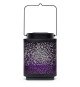 Lanterne solaire - GARDEN ID Attract - Mauve 11 x 11 h15 cm - 6 a 8h autonomie - Mobile - Bouton on/off.