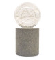 Lampe de table solaire - GARDEN ID Nordic Light - Ø10 h19 cm - Autonomie 6 a 8h - Bouton on/off - Pile AAA rechargeable