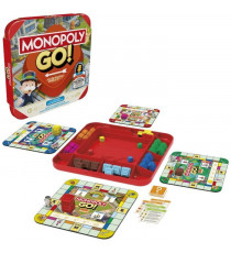 Monopoly Go, Jeu de société a partir de 8 ans, Jeu de plateau familial