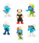 Figurines - GIOCHI PREZIOSI - Les Schtroumpfs - Coffret 6 figurines 5 cm dont 1 exclusive Azrael - a partir de 3 ans - PUF14