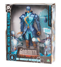 Figurine articulée - GORMITI - Gormiti avec attaque lumineuse Eau - Aqu - 27 cm - a partir de 4 ans - GRV071