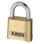 Cadenas a combinaison - ABUS - 180IB/50 B/DFNLI - Corps laiton forgé - Anse inox - Code numérique a quatre chiffres