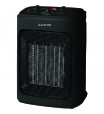 Radiateur en céramique - SENCOR - SFH 7601BK - Jusqu'a 2000 W - 3 niveaux de chauffage - 10 / 15 m² - 60 dB - Noir