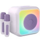 Enceinte karaoké lumineuse - BIGBEN - Lavande - Bluetooth, 30W, 2 micros sans fil USB-C, Égaliseur, Batterie Li-on