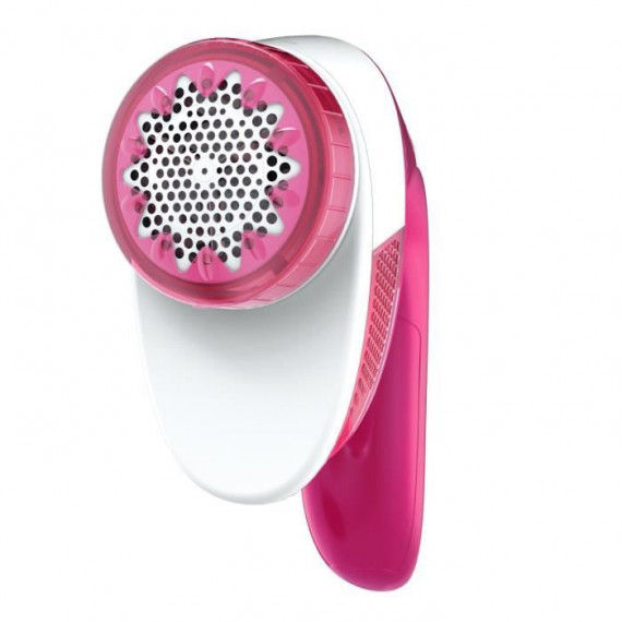 CALOR Rasoir anti-peluches, Grille acier inoxydable, Large tete de rasage, Résultats parfaits, Edition limitée octobre rose J…