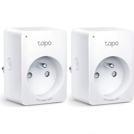 TP-Link Tapo Prise Connectée WiFi, compatible avec Alexa et Google Home, Commande Vocale, Contrôler a distance, Tapo P100(2-p…