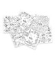 Smoby - Recharge Coloriages pour la Kid table créative - 10 feuilles de coloriages Peppa Pig