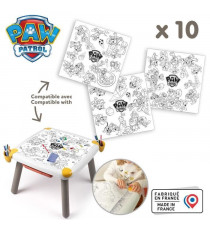 Smoby - Recharge Coloriages pour la Kid table créative - 10 feuilles de coloriages Pat' Patrouille
