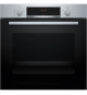Four intégrable Ecoclean - BOSCH SER4 - HBA534BS3F - Inox - 71 L  - Classe énergie A+ - 59,5 x 59,4 x 54,8 cm