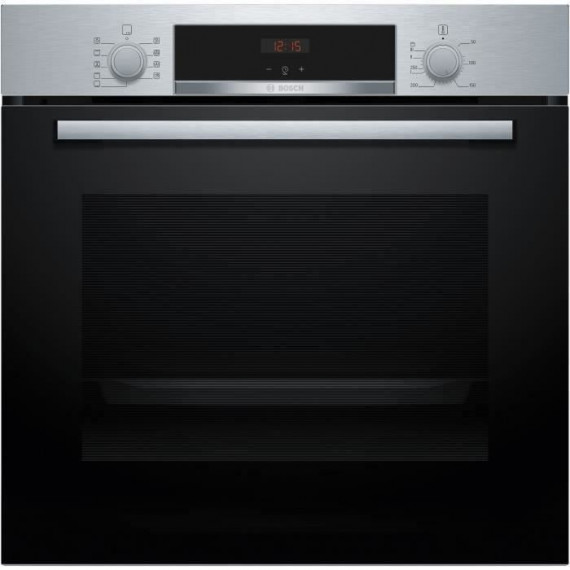 Four intégrable Ecoclean - BOSCH SER4 - HBA534BS3F - Inox - 71 L  - Classe énergie A+ - 59,5 x 59,4 x 54,8 cm