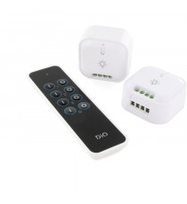 Kit 2 modules éclairage et télécommande - DIO CONNECTED HOME - 54856 - 1000W - DiO 1.0