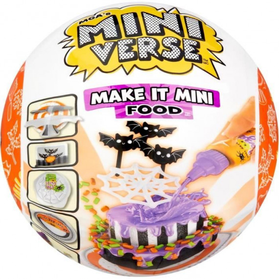 MGA Miniverse - Halloween - Jeu Créatif - Série Diner - Loisirs créatif et décoratif en résine - Non Comestible - 8 ans et pl…