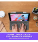 LOGITECH - Étui Clavier Bluetooth pour iPad 10.2 (7eme Génération) Slim Folio iPad 10.2 (7e, 8e et 9e génér) -  AZERTY - Gris