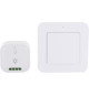 Interrupteur sans fil + Module éclairage On/Off - DIO CONNECTED HOME - 54736 - Blanc - 1000 W