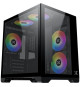 Boîtier PC Cube sans alim - XIGMATEK Aqua M (Noir) - Micro ATX/Mini-ITX - 5x120mm A-RGB - USB 3.0 - Verre trempé
