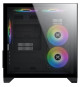 Boîtier PC Cube sans alim - XIGMATEK Aqua M (Noir) - Micro ATX/Mini-ITX - 5x120mm A-RGB - USB 3.0 - Verre trempé