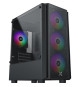 Boîtier PC Mini Tour sans alim - XIGMATEK NYX Air (Noir) - Micro ATX/Mini-ITX - 4x120mm RGB Fixe - Mesh - USB 3.0/2.0