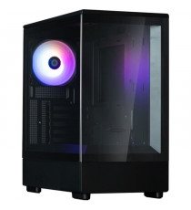 Boîtier PC Mini Tour sans alim - ZALMAN P10 (Noir) - Micro ATX/Mini-ITX - 1x120mm A-RGB - USB-C/3.0/HD Audio - Verre trempé