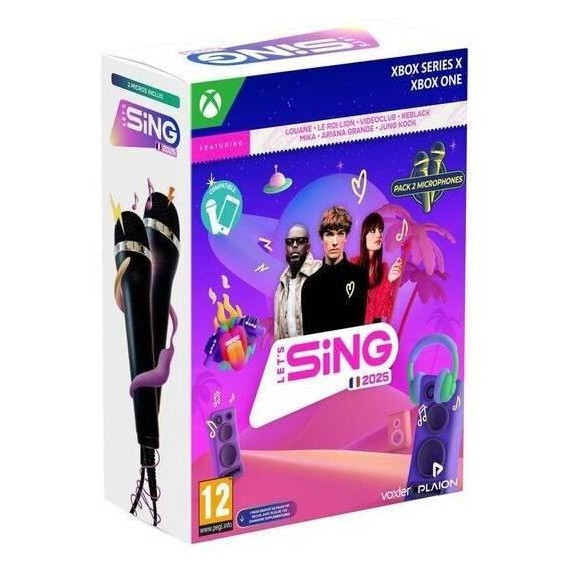 Let's Sing 2025 + 2 Micros - Jeu Xbox Series X