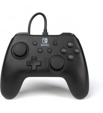 Manette Filaire - POWER A - Nintendo Switch - Noir mat