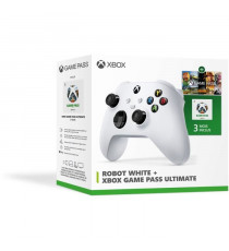 Pack Xbox Anywhere - Microsoft Xbox - Manette Robot Blanc + 3M GPU