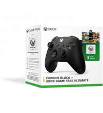 Pack Xbox Anywhere - Microsoft Xbox - Manette Carbon Noir + 3M GPU