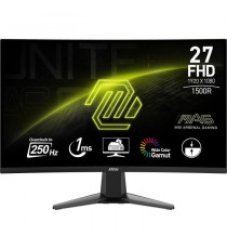 Écran Gaming - MSI - 27'' Incurvé 1500R - QHD - 1ms - 250Hz - HDR Ready - Adaptive Sync - Compatible VESA