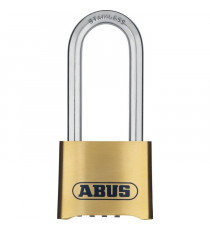 Cadenas a combinaison - ABUS - 180IB/50HB63 B/DFNLI - Corps laiton forgé - Anse inox - Code numérique