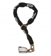 Antivol de chaîne - ABUS - 8008/12KS120 Black Loop - Chaîne 12 mm - Pene 16 mm - Alarme 100 dB - Cylindre Xplus - 2 clés