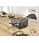 Raclette Gril - SEVERIN - RG2360 - 4 pers. - Compacte - Plaque 24 x 24 cm - Inclus 4 Poelons et spatules - Noir