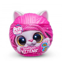 Peluches Interactives - ZURU - Smitten Kittens S1 - 8 chatons a collectionner avec sons et biberon