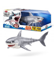 Jouet Interactif - ZURU - Shark Attack Robo Alive - Grand requin blanc avec mouvements réalistes et yeux brillants