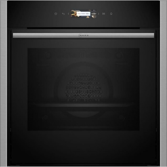 Four ecoclean Slide&Hide -NEFF  N70 - B54CR31N0F - Noir - 14 modes de cuisson - 59,5 x 59,6 x 54,8 cm