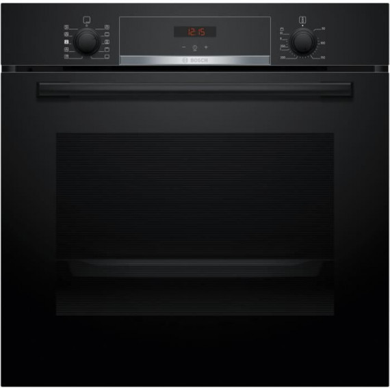 Four ecoclean - BOSCH SER4 - HQA534BB3F - Noir - 8 modes de cuisson - 59,5 x 59,4 x 54,8 cm