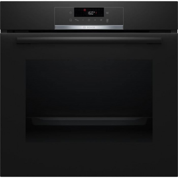 Four pyrolyse Softclose - BOSCH  SER4 - HQG572BB3F - Noir - 8 modes de cuisson - 59,5 x 59,4 x 54,8 cm