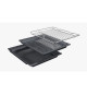 Four pyrolyse Softclose - BOSCH  SER4 - HQG572BB3F - Noir - 8 modes de cuisson - 59,5 x 59,4 x 54,8 cm