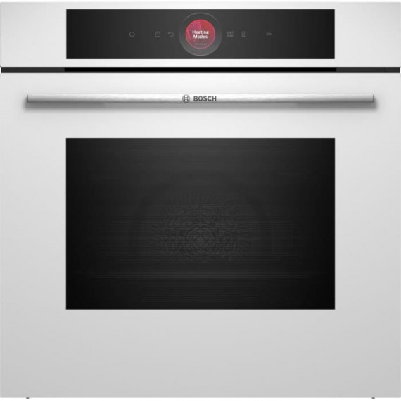Four multifonction pyrolyse Softclose - BOSCH SER8 - HBG7741W1F - Blanc - 71 L - Classe énergie A+ - 59,5 x 59,4 x 54,8 cm