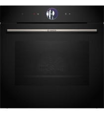 Four multifonction pyrolyse Softclose - BOSCH SER8 - HBG7764B1F - Noir - 71 L - Classe énergie A+  - 59,5 x 59,4 x 54,8 cm