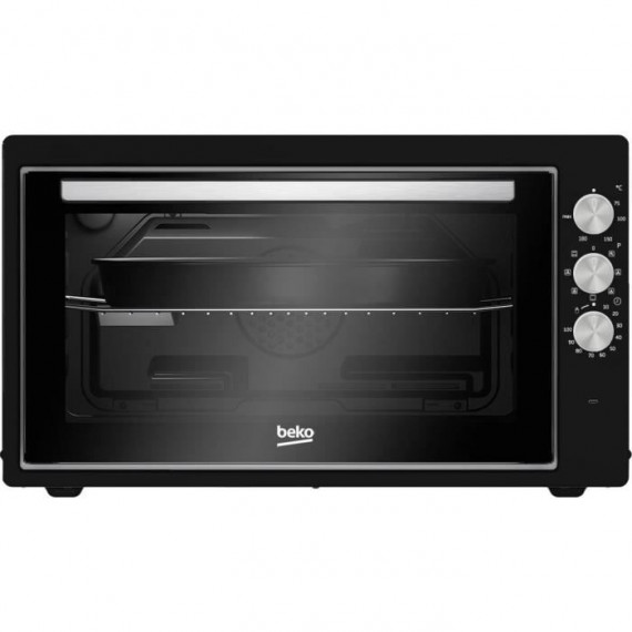 Mini-four - BEKO - BMF50B - 50 L - Multifonction - Chaleur brassée - 7 fonctions - 2400 W - Contre-porte plein verre amovible…