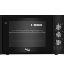 Mini-four - BEKO - BC30B - 30 L - Convection naturelle - 2 vitres - Contre-porte plein verre amovible - 3 fonctions - Noir
