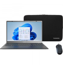 PC Portable Notebook - THOMSON NEO15 - 15,6 FHD - Core i3-10110U - RAM 8Go - 256Go SSD - Windows 11 - Noir - AZERTY + Souris/…