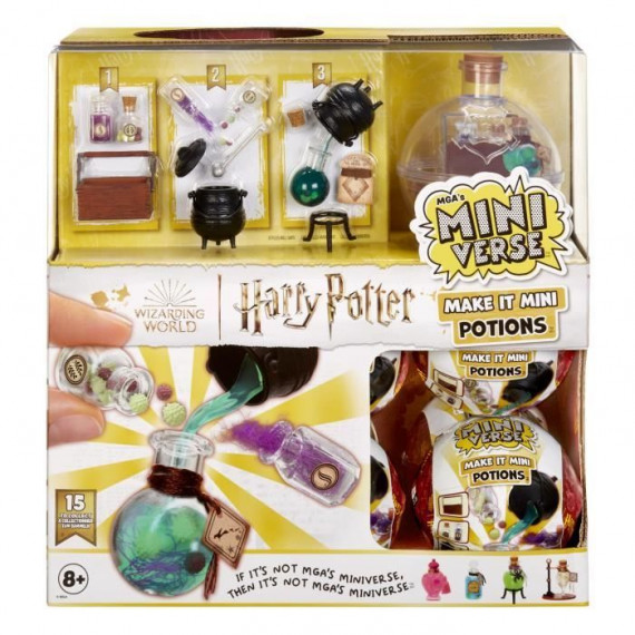Miniverse - Harry Potter - Boîte complete avec les 15 minis potions a créer - Jeu de loisir créatif - 8 ans et plus - Non com…