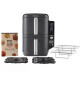Friteuse sans huile NINJA Foodi - Double Stack SL400EU - 9,5 L - 2 tiroirs de cuisson indépendant - 6 modes de cuisson - 2470W