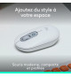 Souris - Sans fil - Logitech - Pop Mouse - Blanc cassé