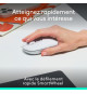 Souris - Sans fil - Logitech - Pop Mouse - Blanc cassé