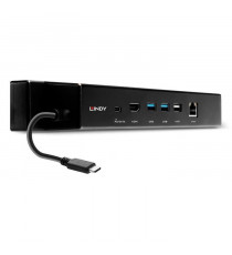 LINDY - 43319 - Mini Docking Station USB 3.2 Gen 2 Type C - HDMI, PD 3.0 100W, USB 3.2 Gen 2, Gigabit