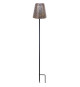 Lampe solaire - GARDEN ID Or - Ø12 h70 cm - Autonomie 6-8h - Pied stabilisateur - Bouton on/off - Sans câblage - Pile AAA.